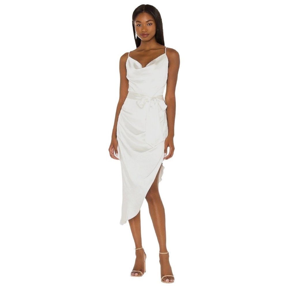 Elliatt X Revolve Kensington White Midi Dress NWT